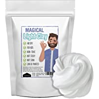 PARAES Masilla blanca extra ligera - Pasta para modelar - Polimerica - No mancha - Secado al aire - Masilla para moldear…